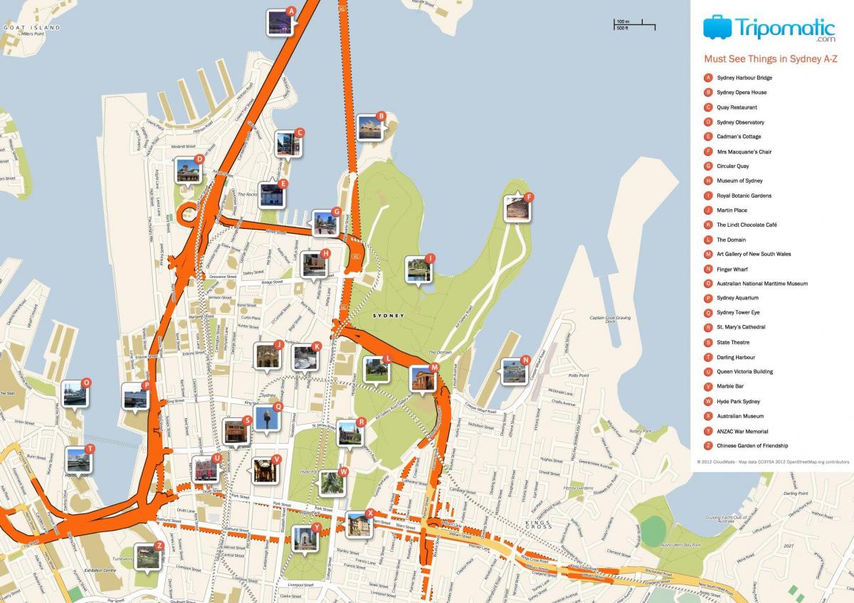 Mappa di Sydney